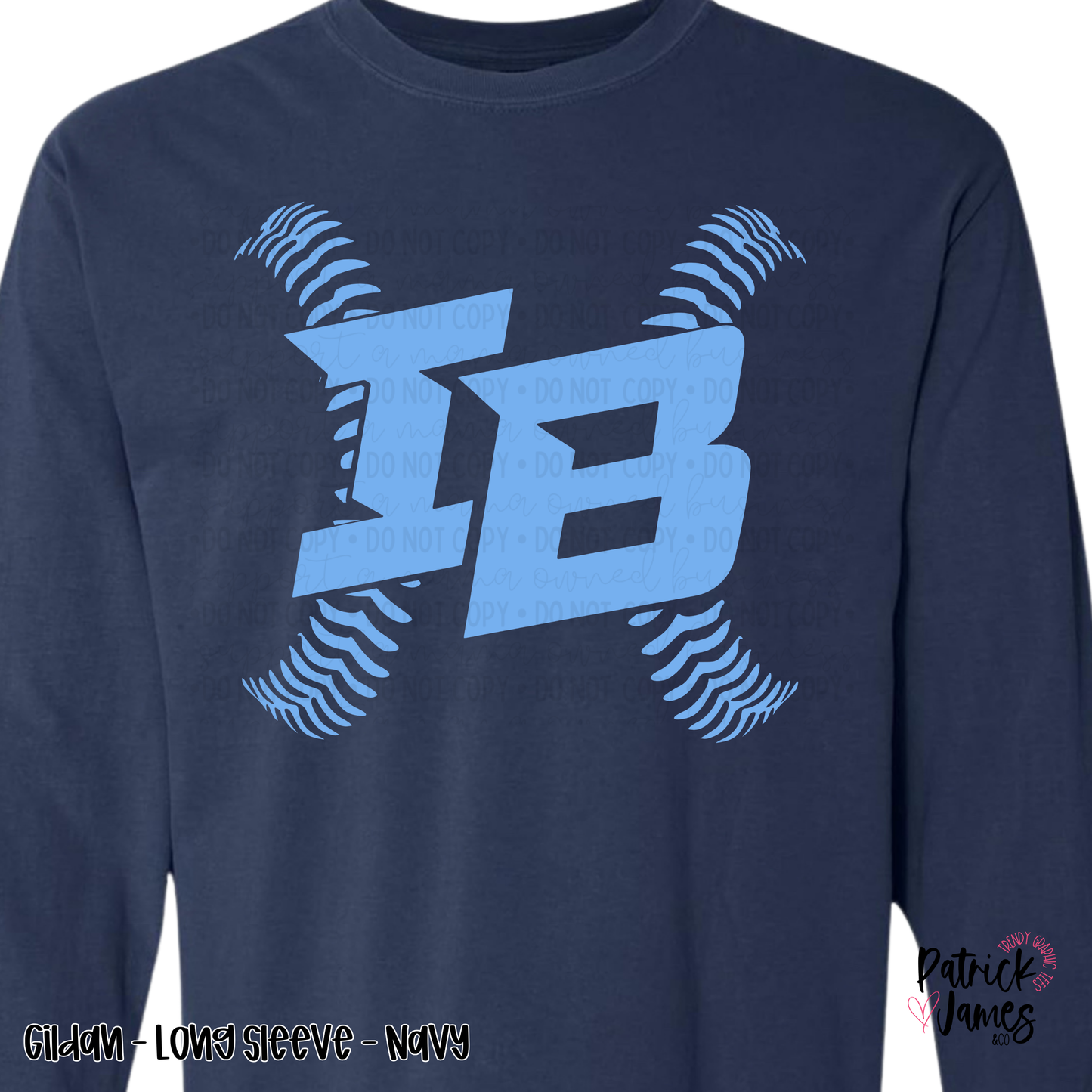Infinity Baseball Seams - Navy - LONG SLEEVE
