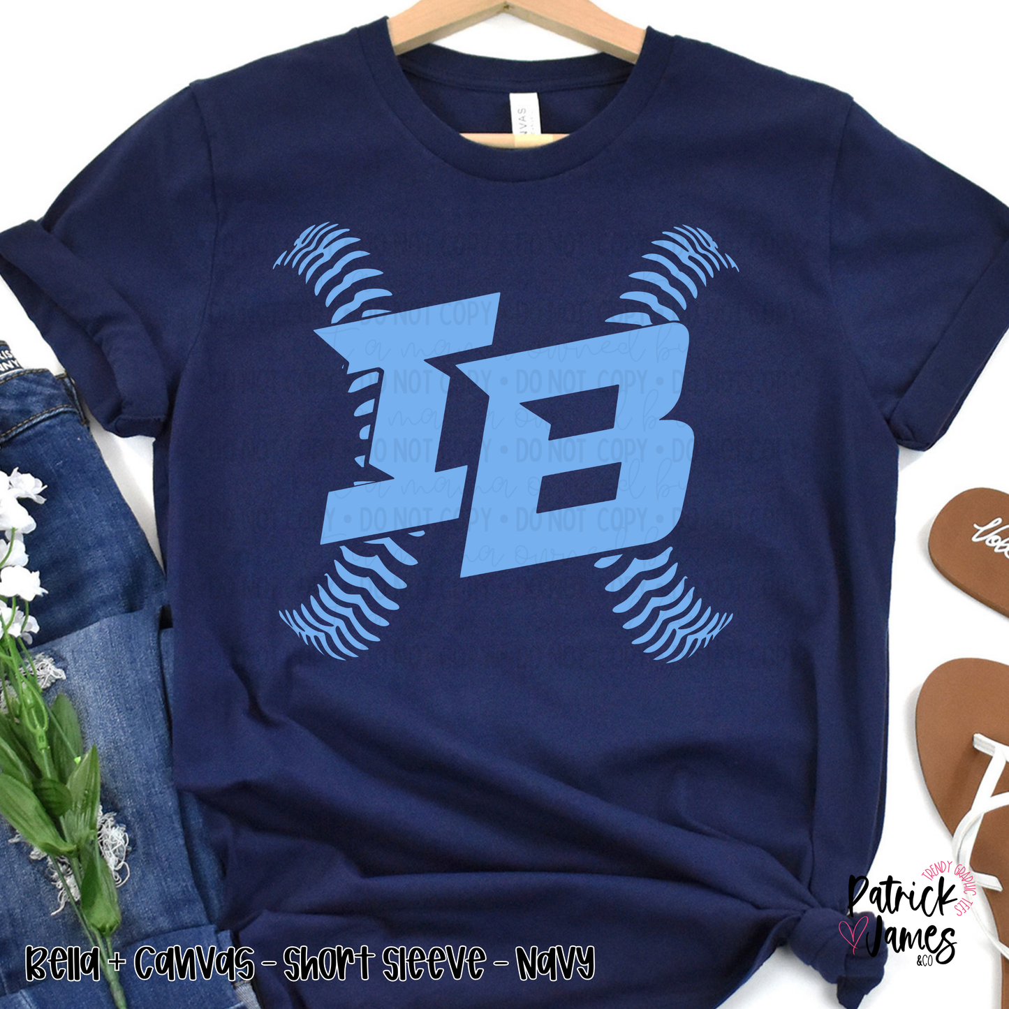 Infinity Baseball Seams - Navy - SHORT SLEEVE