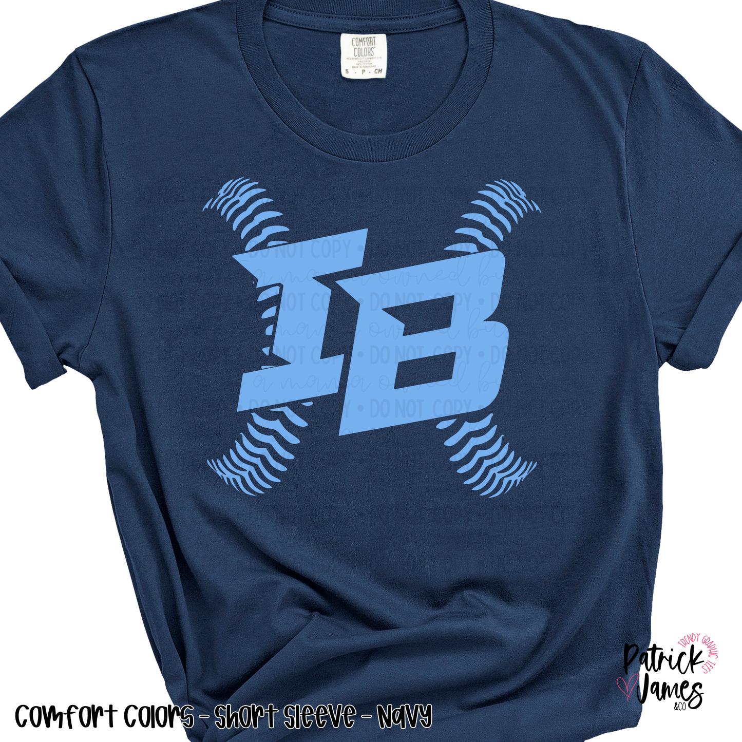 Infinity Baseball Seams - Navy - SHORT SLEEVE