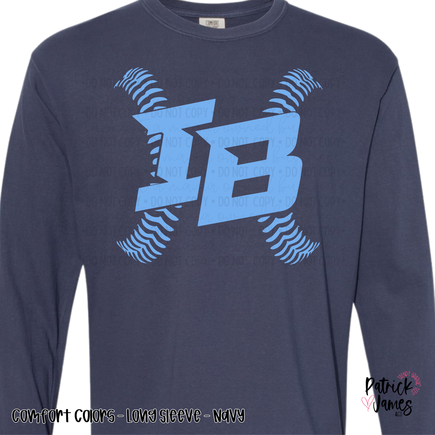 Infinity Baseball Seams - Navy - LONG SLEEVE