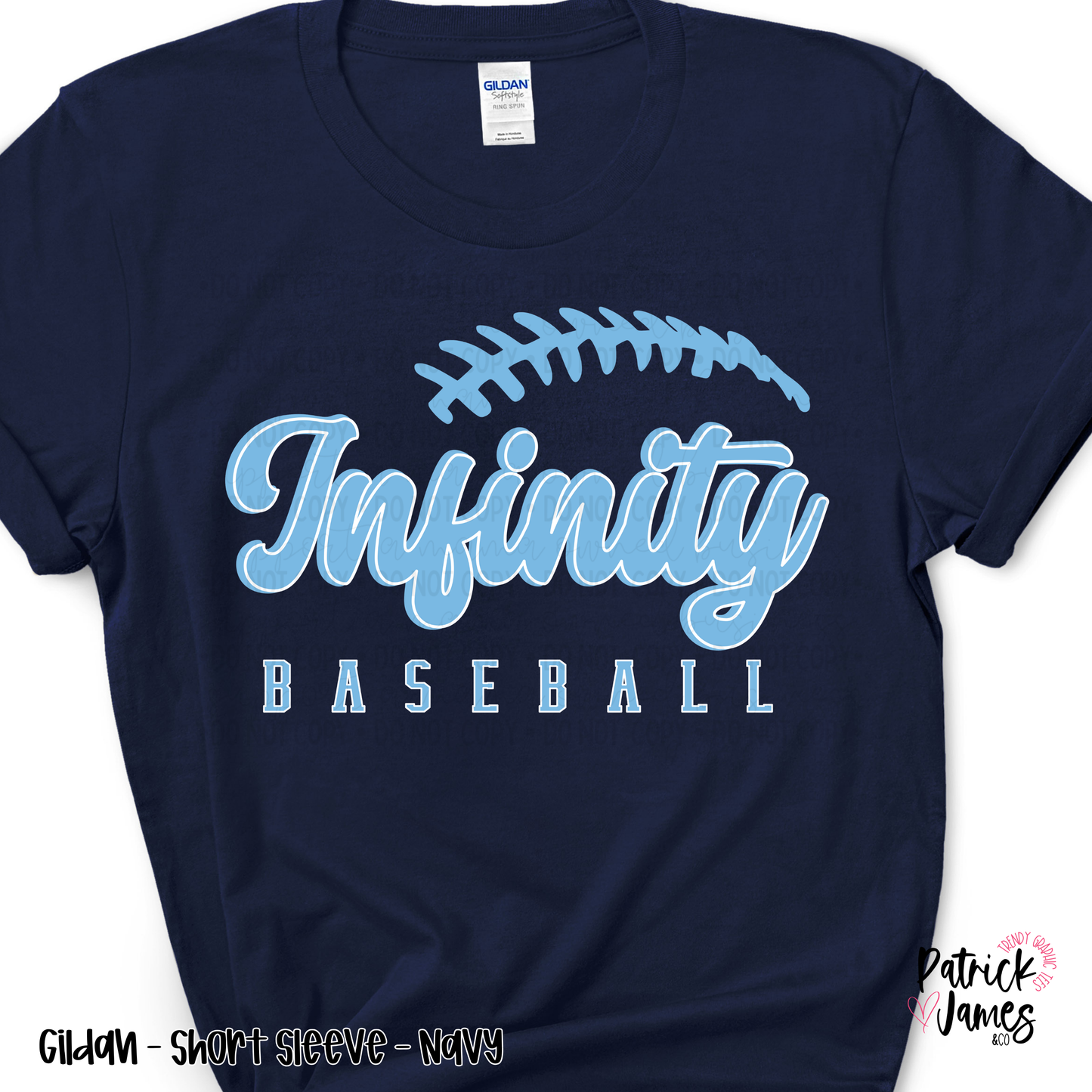 Infinity Baseball - Navy - SHORT SLEEVE