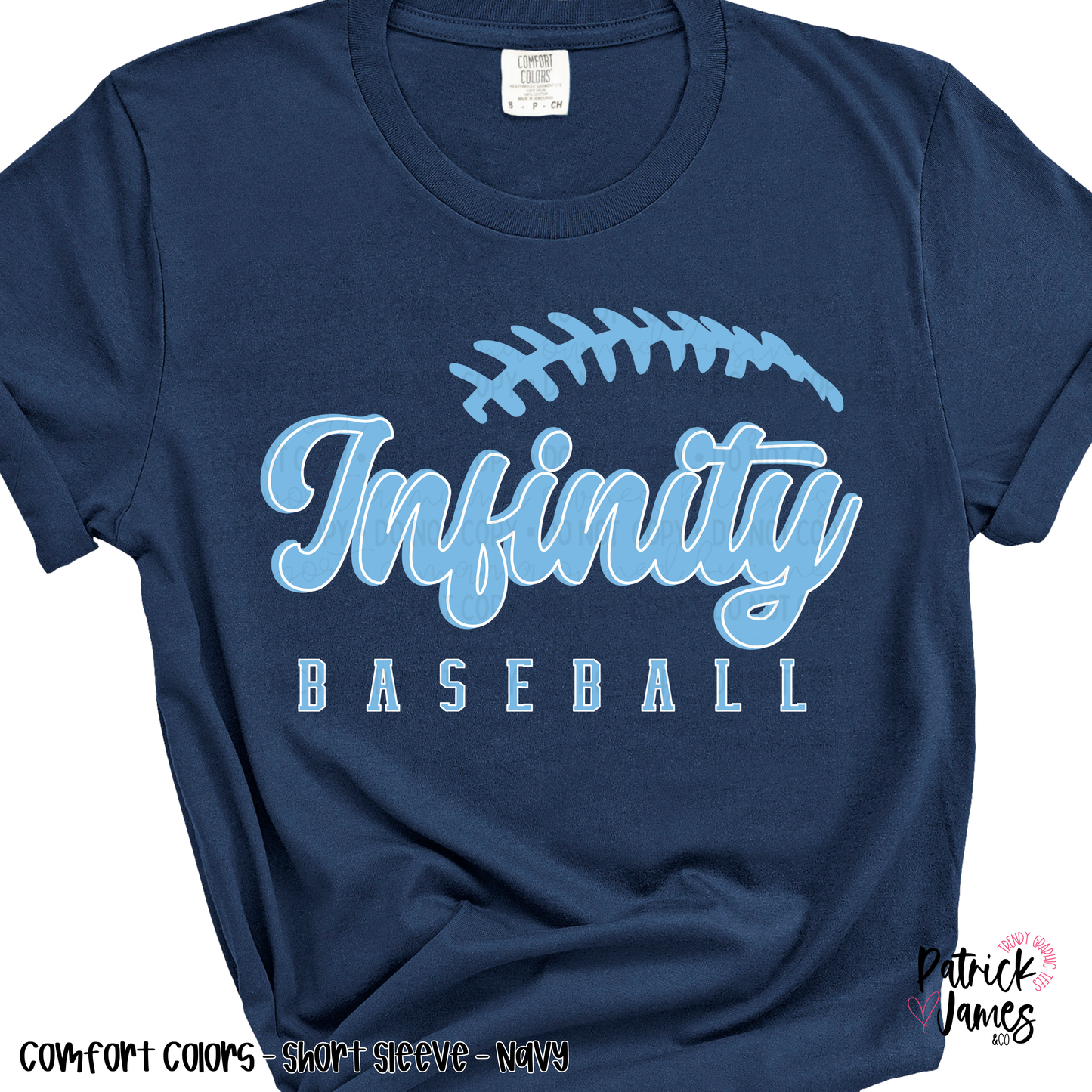 Infinity Baseball - Navy - SHORT SLEEVE