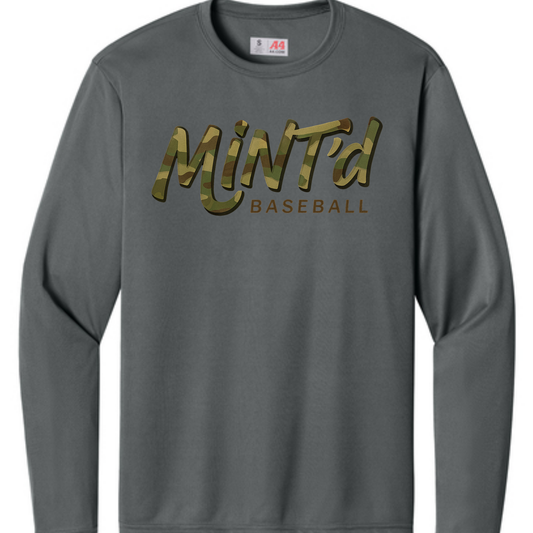 Mint'd Camo- A4 Performance Long Sleeve