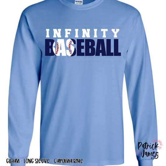 Infinity Baseball Knockout - Carolina Blue - LONG SLEEVE
