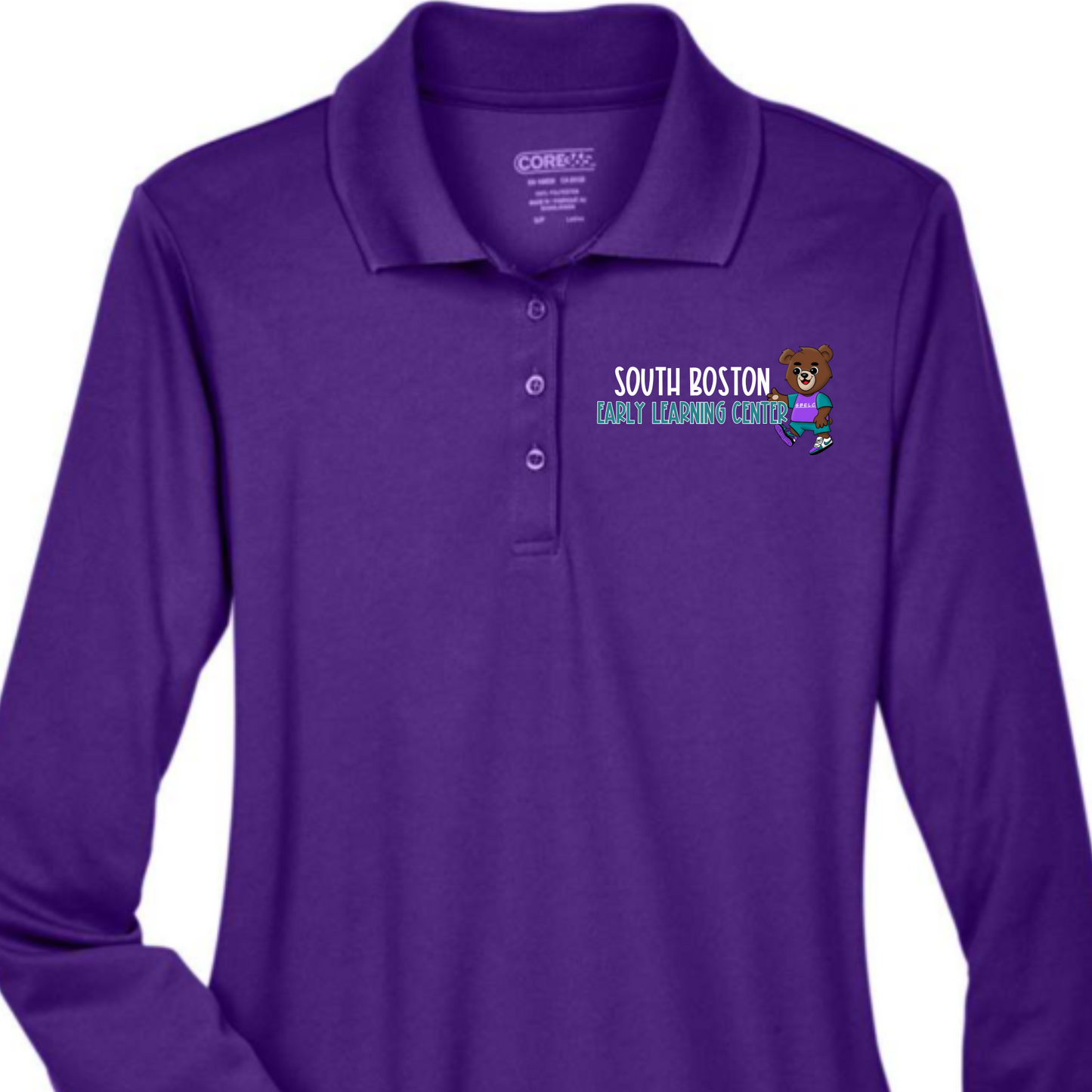 Simple South Boston Bears - Polo Long Sleeve