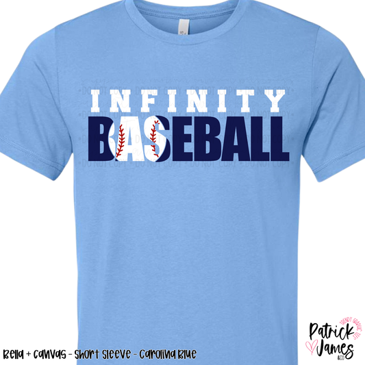 Infinity Baseball Knockout - Carolina Blue - SHORT SLEEVE