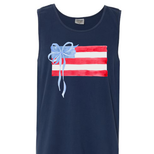Coquette Flag Comfort Color Tank