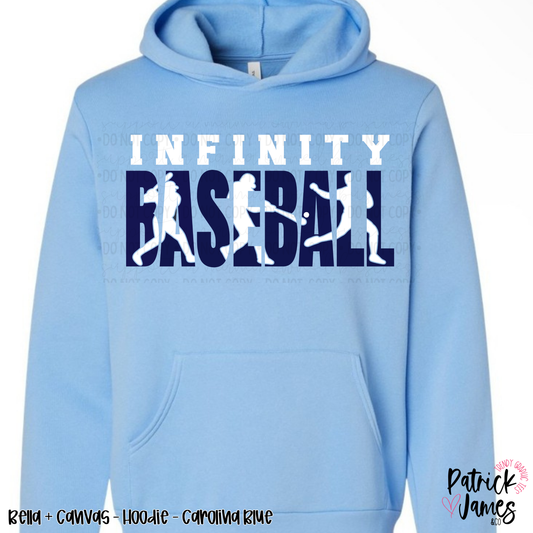 Infinity Baseball Player Knockout - Carolina Blue - SWEATSHIRTS