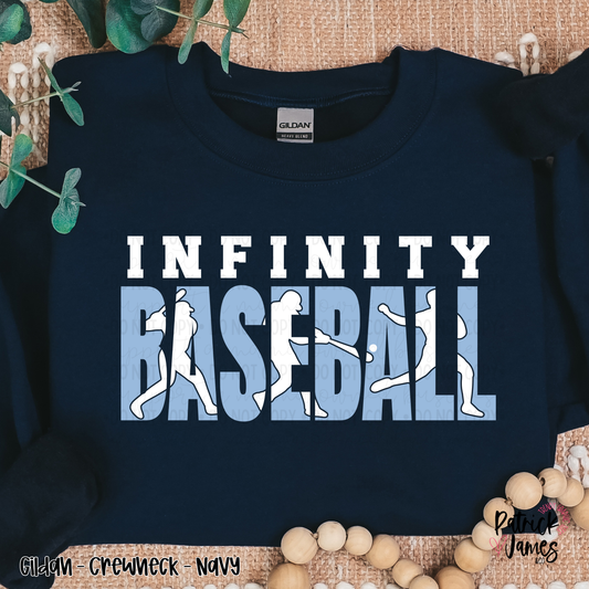 Infinity Baseball Player Knockout - Navy - SWEATSHIRTS