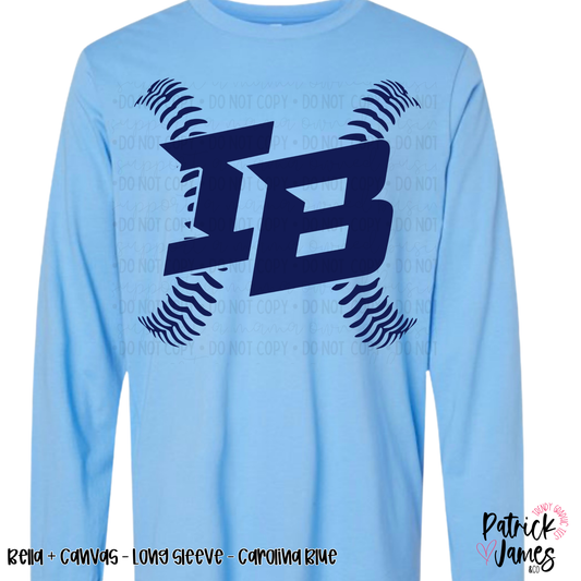 Infinity Baseball Seams - Carolina Blue - LONG SLEEVE