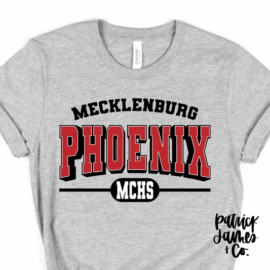 Varsity Mecklenburg Phoenix - High School - Short Sleeve