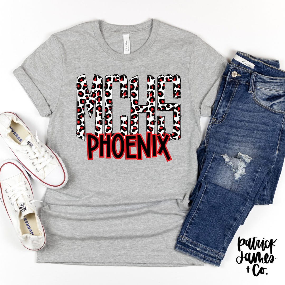 MCHS- Leopard- SHORT SLEEVE