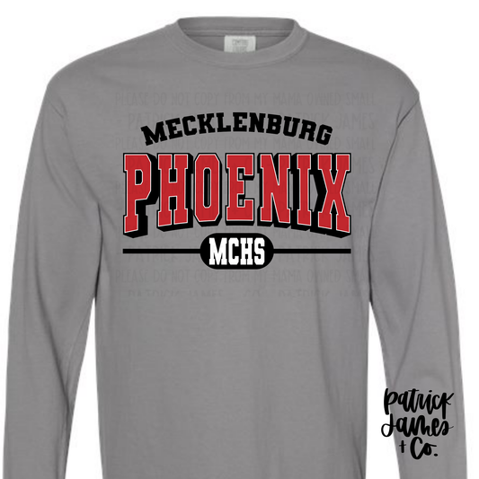Varsity Mecklenburg Phoenix - High School - Long Sleeve