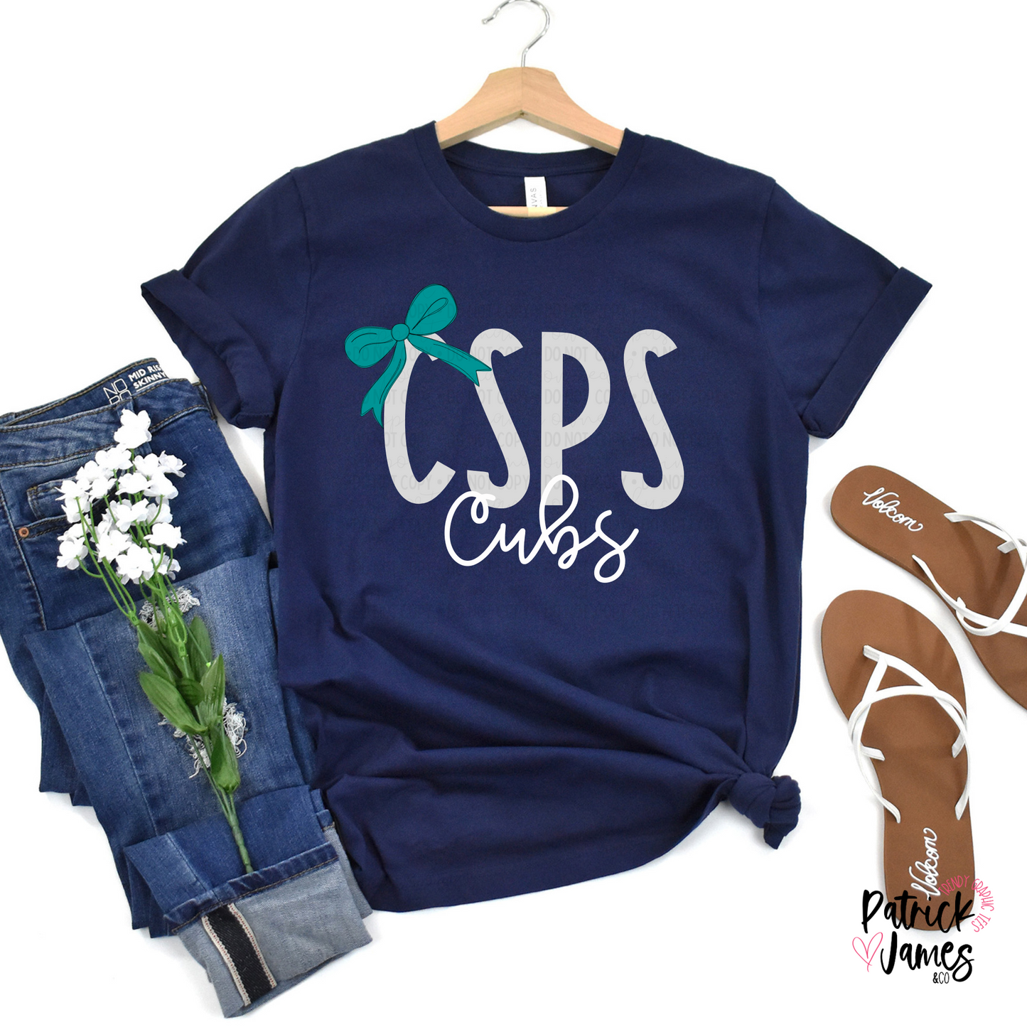 Bow CSPS- Navy Short Sleeve