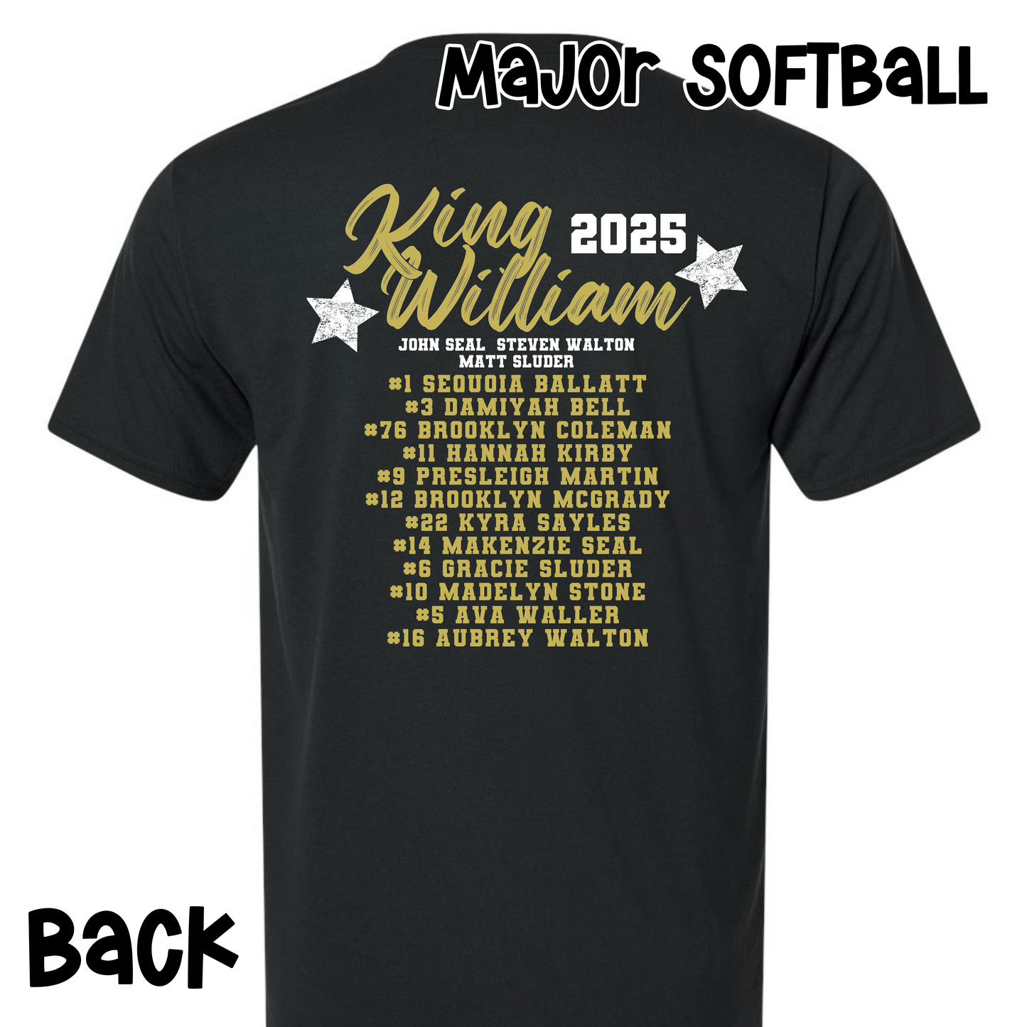 MAJOR SOFTBALL- Gildan Performance Short Sleeve