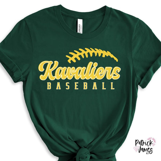 Kavaliers Baseball - Forest - SHORT SLEEVE