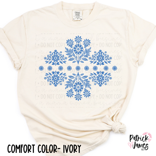 Floral Nostolgia Short Sleeve