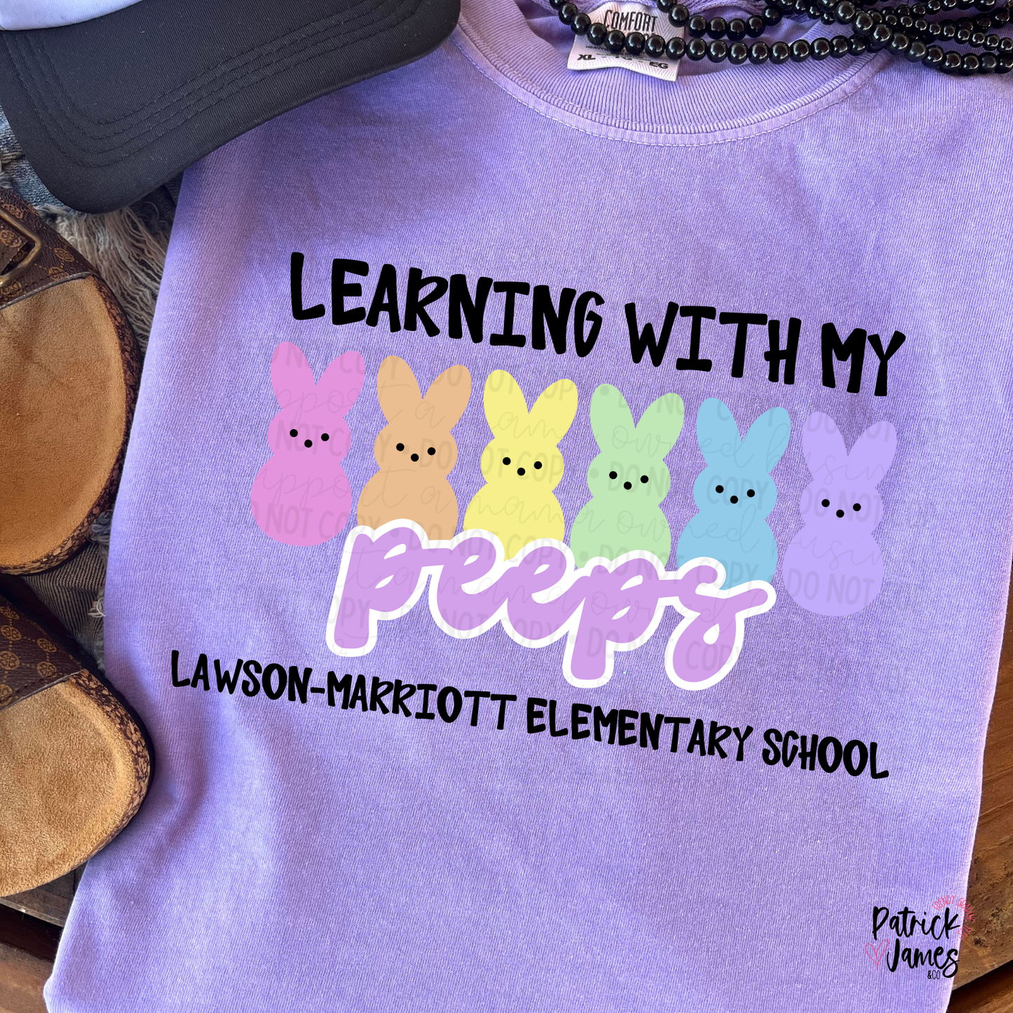 Learning With My Peeps LMES - Violet - SHORT SLEEVE