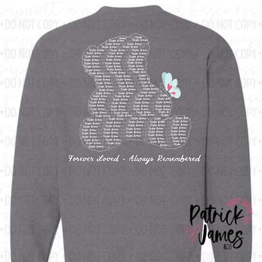 Skylar's Love Mission Personalized Fundraiser - Crewneck Sweatshirt