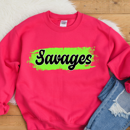 Brushstroke Savages Crewneck Sweatshirt