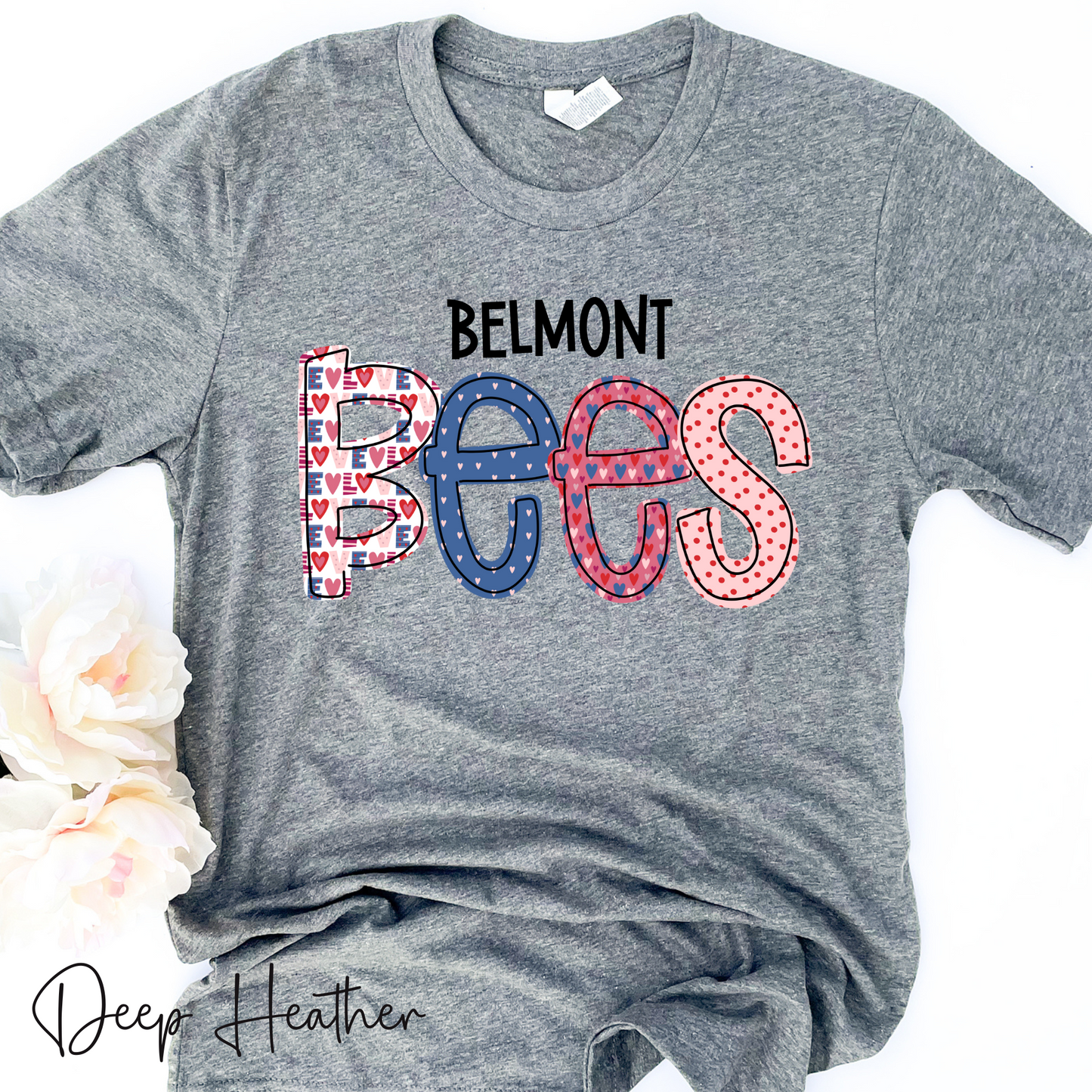 Belmont Bee's Valentine's Spirit Wear- SHORT SLEEVE