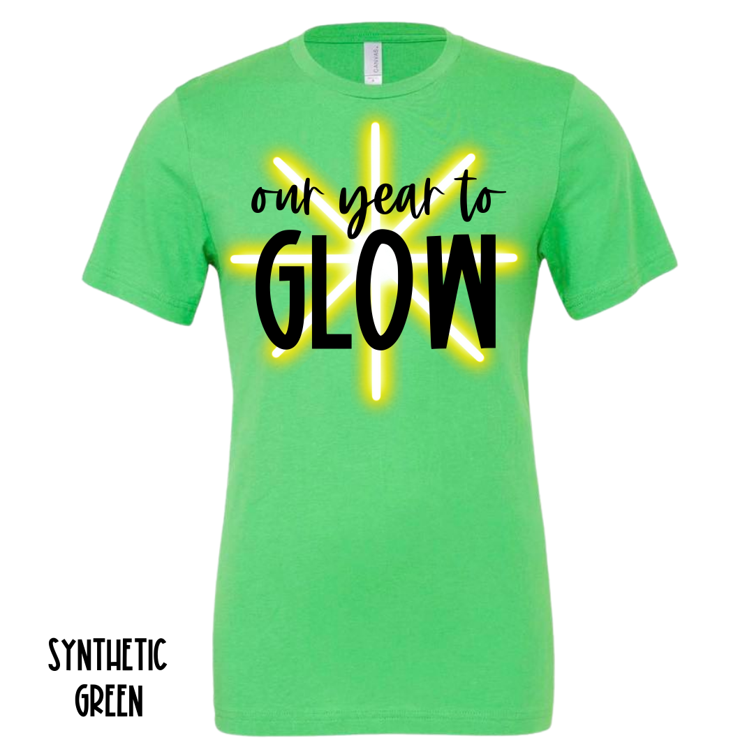 GLOW TShirts- Synthetic Green