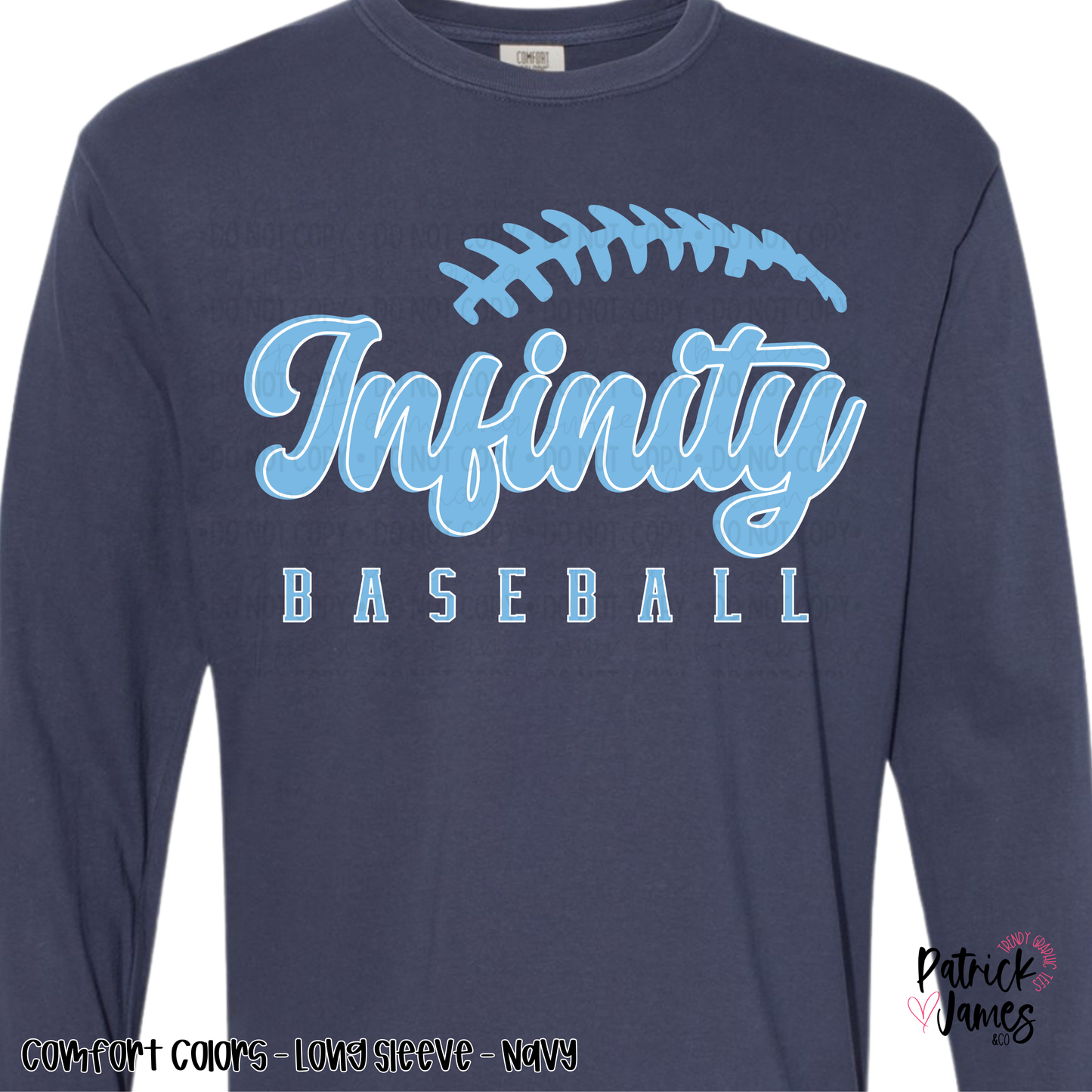 Infinity Baseball - Navy - LONG SLEEVE