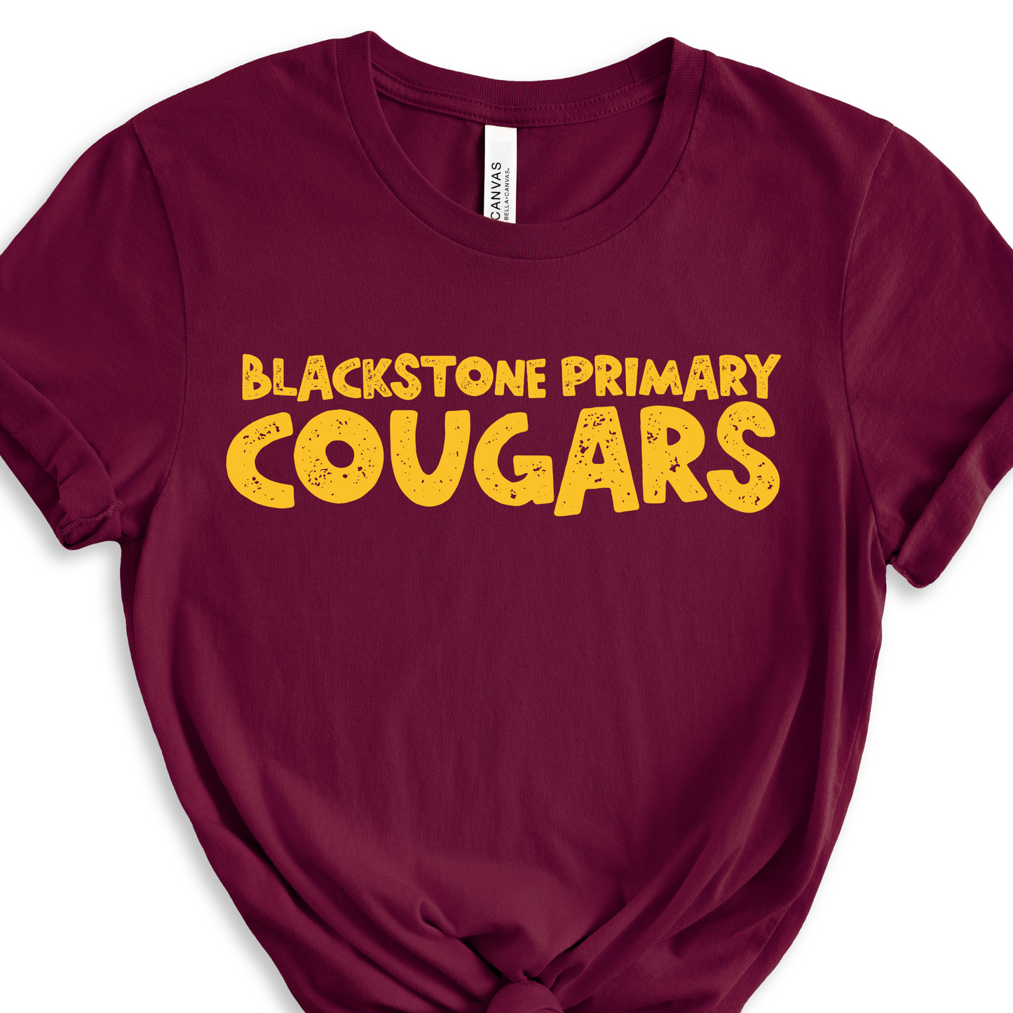 Simple Cougars- Maroon SHORT SLEEVE