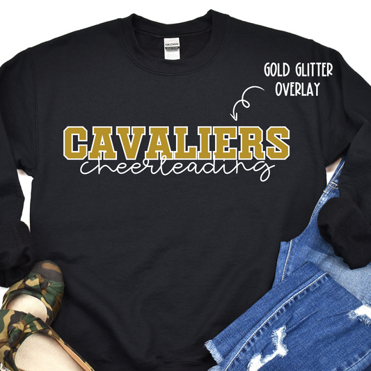 Cavaliers Cheerleading - Black SWEATSHIRT