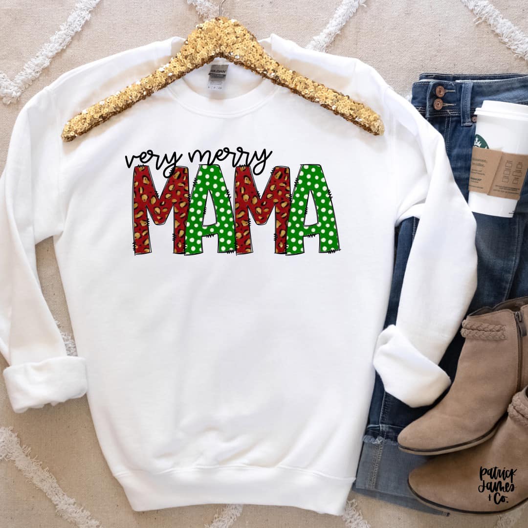 Very Merry Mama- SWEATSHIRT