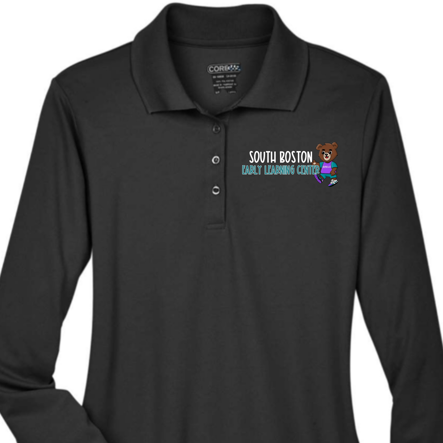 Simple South Boston Bears - Polo Long Sleeve