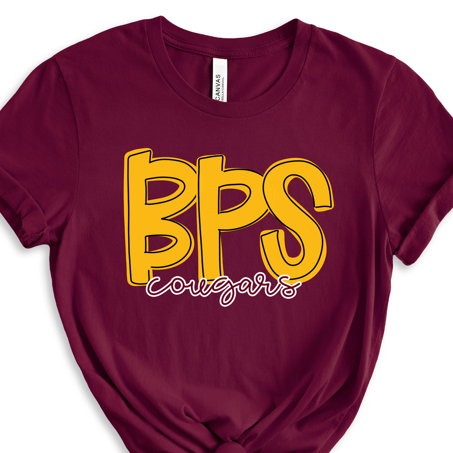 BPS Cougars - Maroon LONG SLEEVE