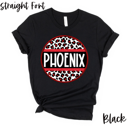 Phoenix Leopard Circle- SWEATSHIRT