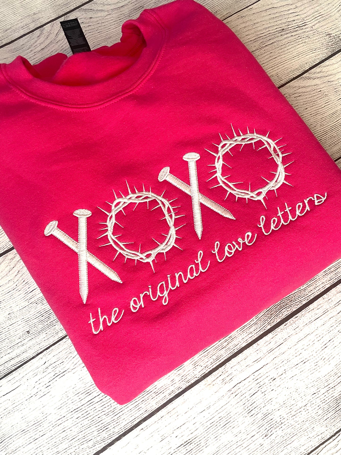 Embroidered XOXO- Original Love Letters