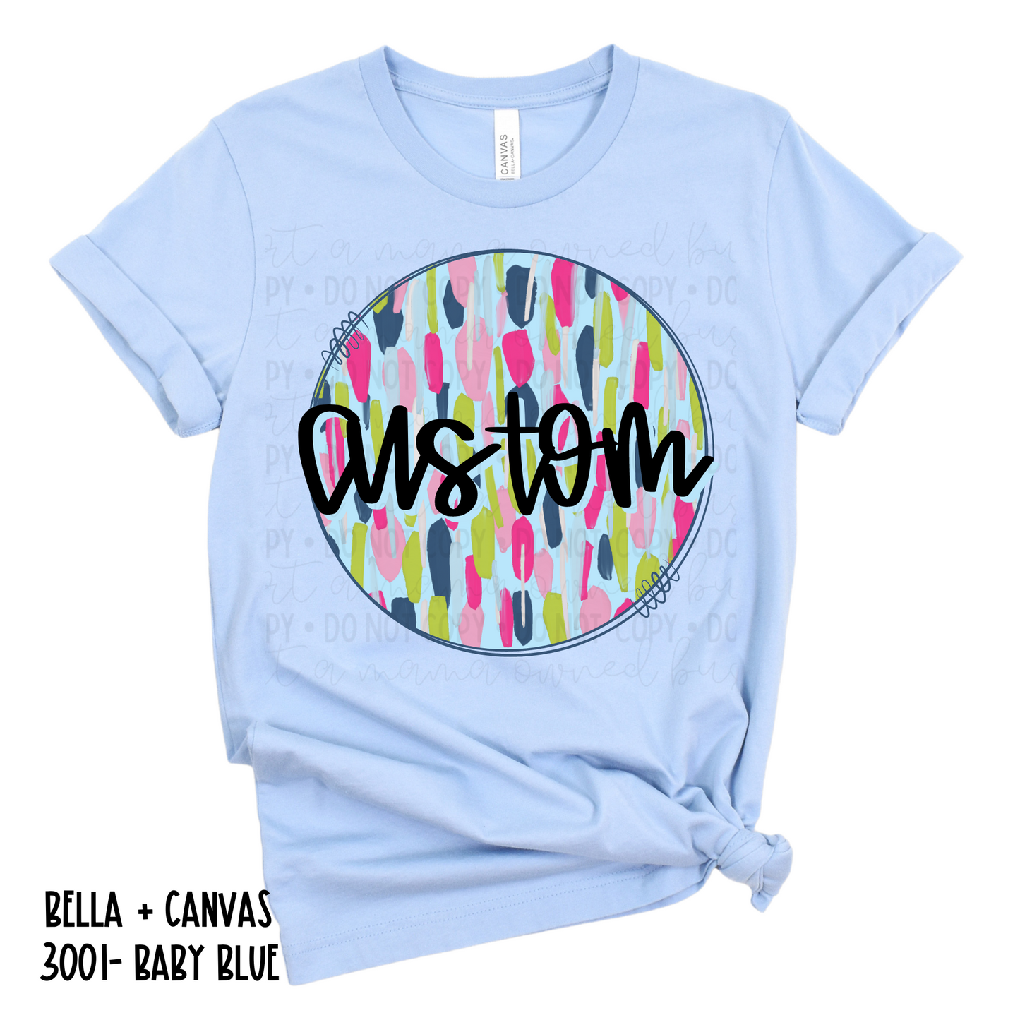 CUSTOM- Paint Splatter Circle *PLEASE READ DESCRIPTION ON HOW TO ORDER*