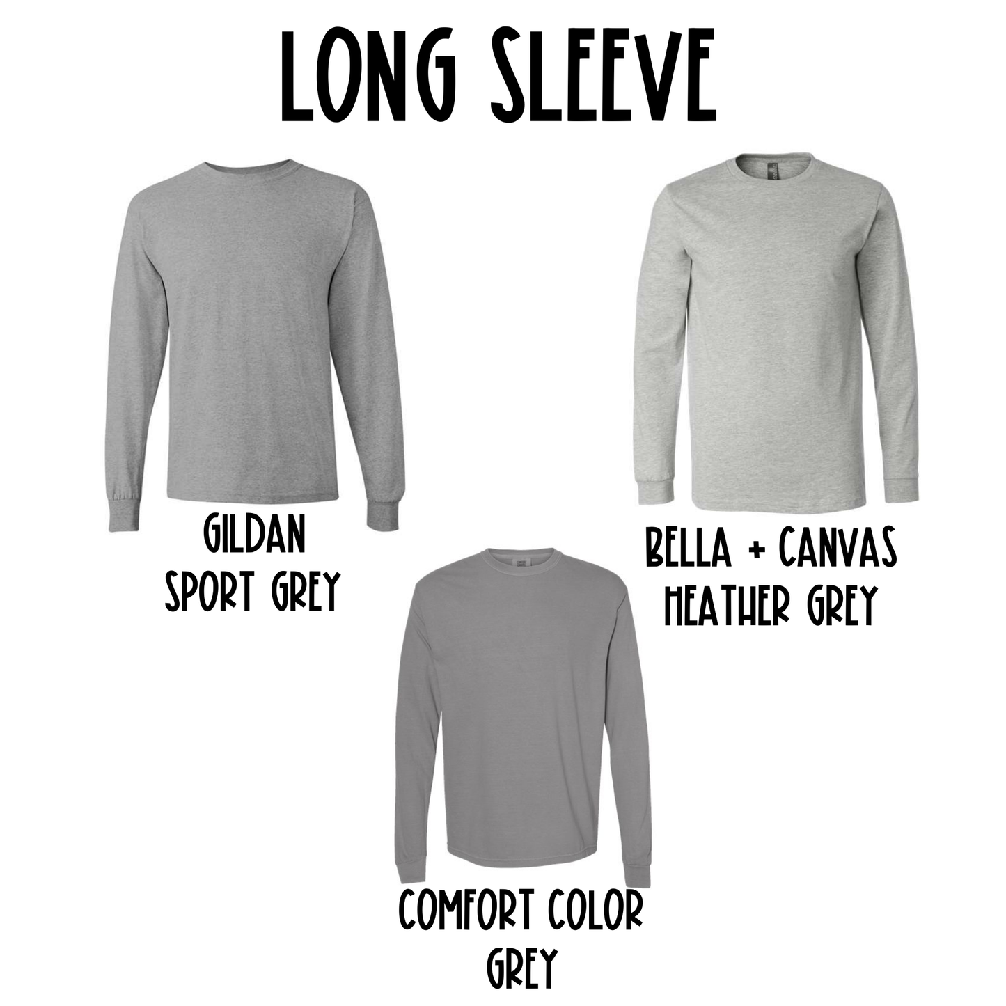 School House Alpha- BPS- Grey LONG SLEEVE