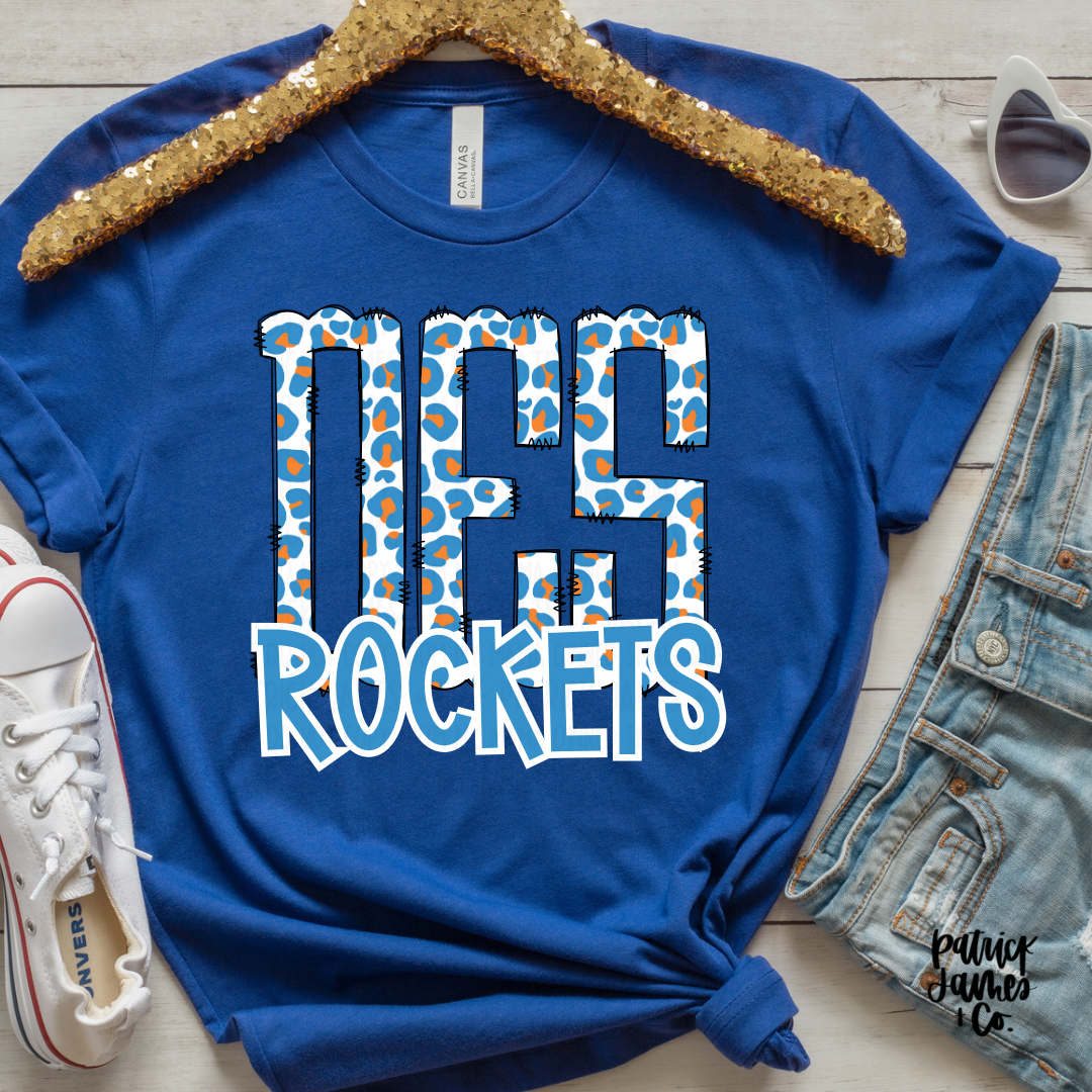 Leopard Rockets- SHORT SLEEVE