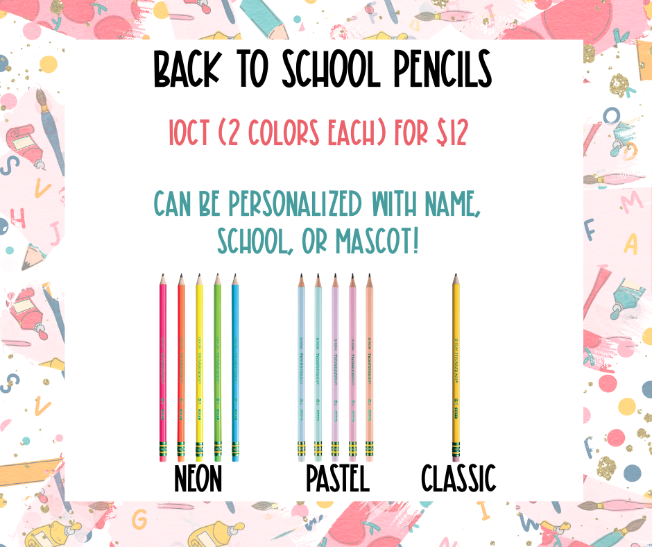 Personalized Pencils