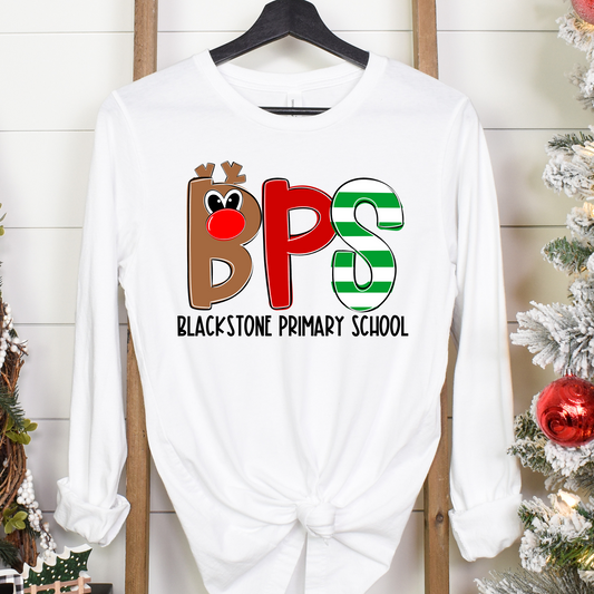 Rudolph Alpha- BPS- White LONG SLEEVE