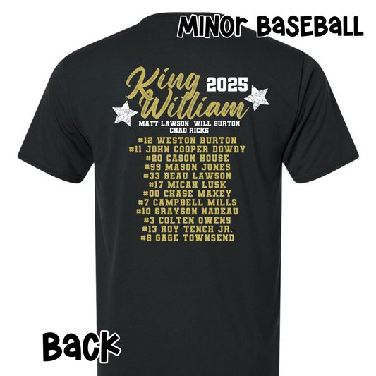MINOR BASEBALL- KW All Stars- COMFORT COLORS© Short Sleeve - Playoff 6/14