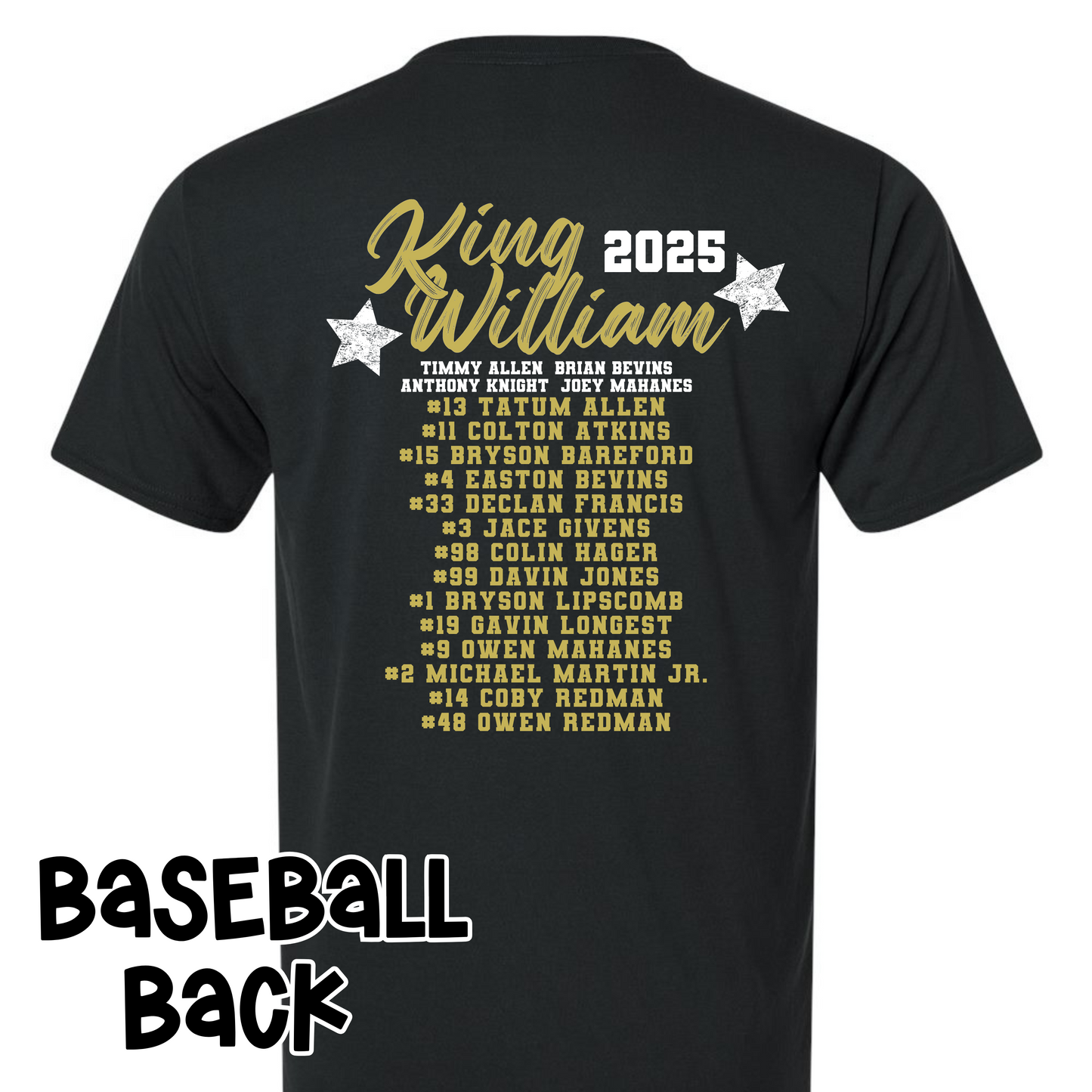 BASEBALL- KW All Stars- COMFORT COLORS© Short Sleeve