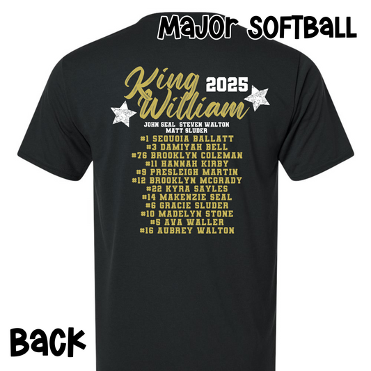 MAJOR SOFTBALL- KW All Stars- Gildan Cotton Short Sleeve