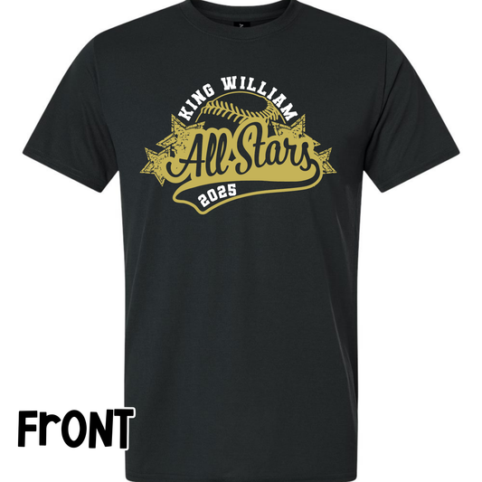 SOFTBALL- KW All Stars- Gildan Cotton Short Sleeve