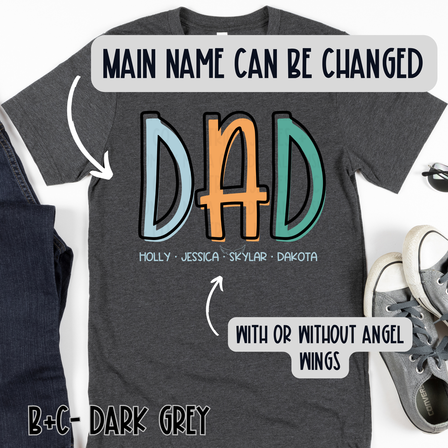 Dad (CUSTOM) - - PLEASE READ DESCRIPTION FOR ORDERING DETAILS