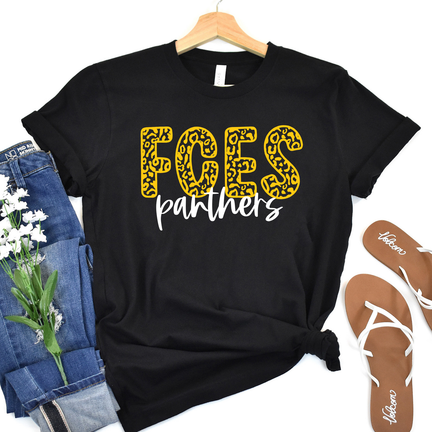 Leopard FCES- Black Short Sleeve