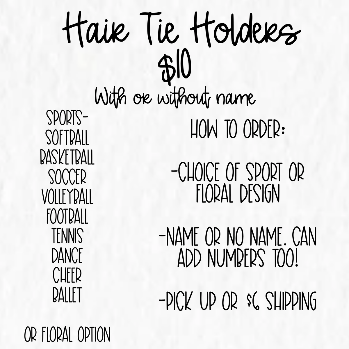 Hair Tie Holder