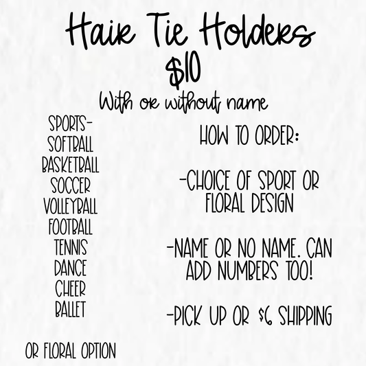 Hair Tie Holder