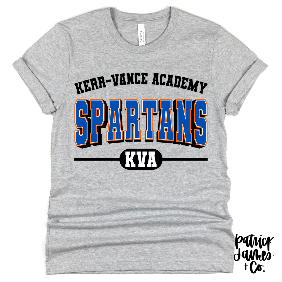 Varsity Kerr-Vance - Blue Design- SHORT SLEEVE