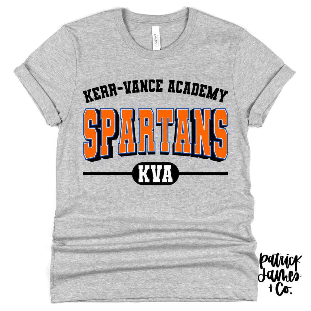 Varisty Kerr-Vance- Orange Design- LONG SLEEVE