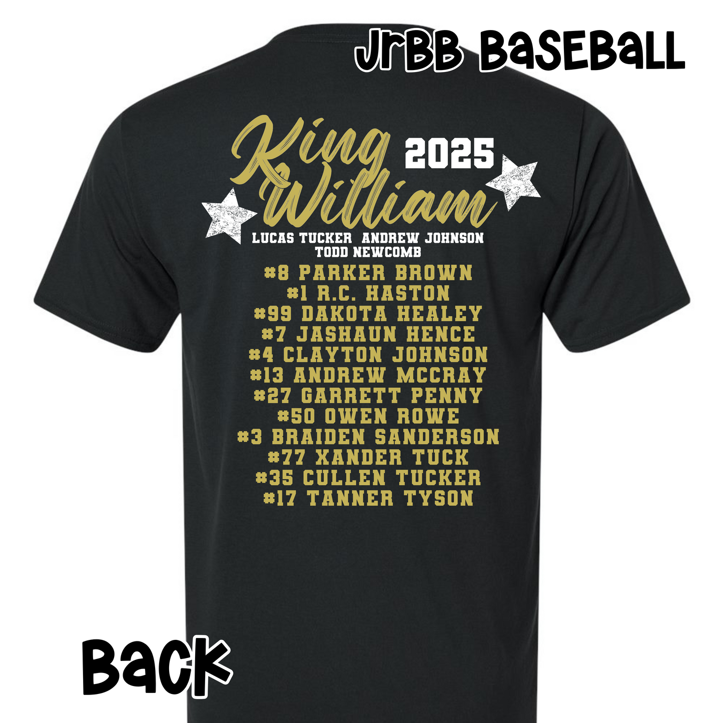 JR BASEBALL- Gildan Performance Short Sleeve